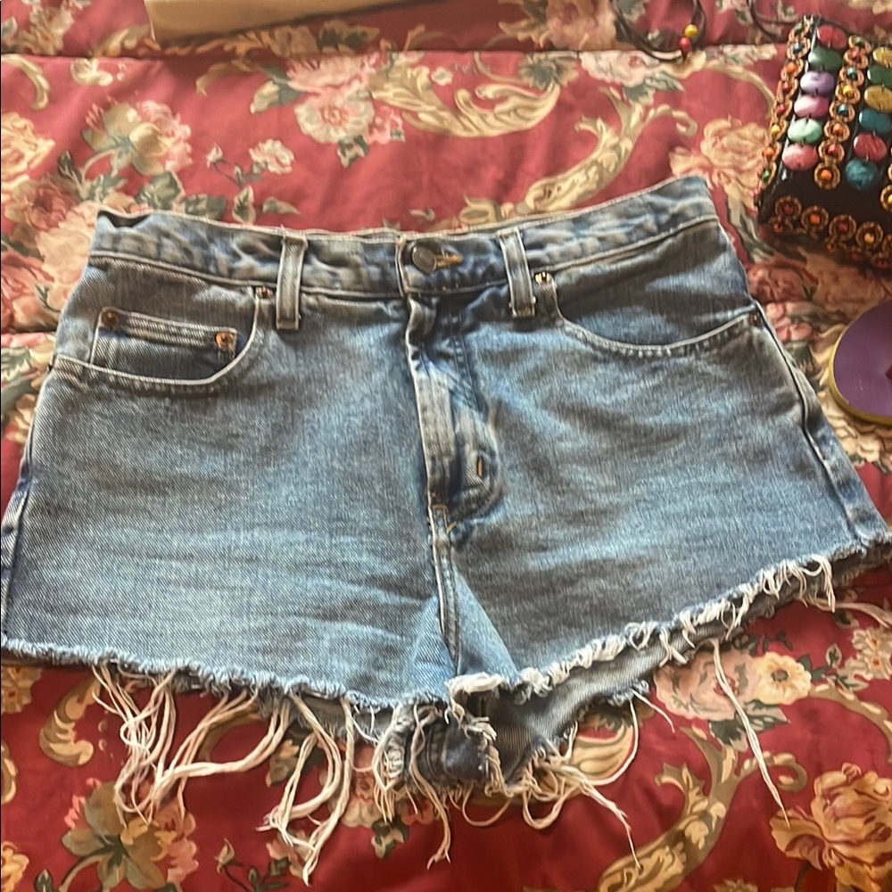 Vintage Limited Jeans USA Fringe Jean Shorts Daisy Dukes 🌼
